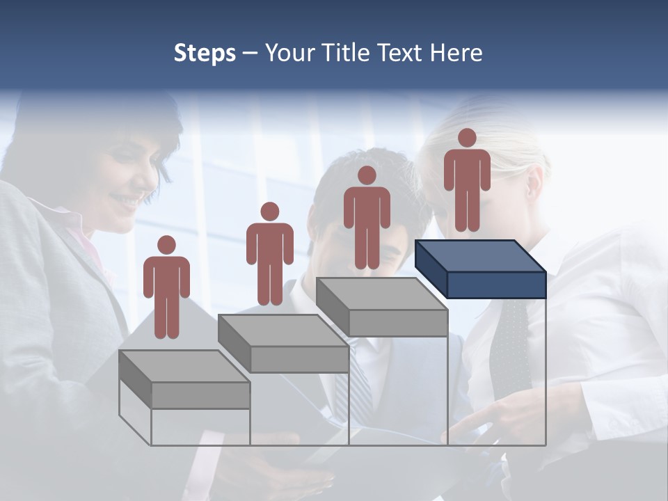 Holding Clipboard Contemporary PowerPoint Template
