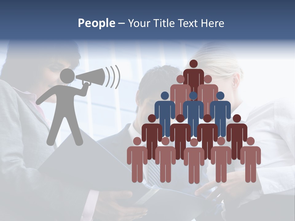 Holding Clipboard Contemporary PowerPoint Template