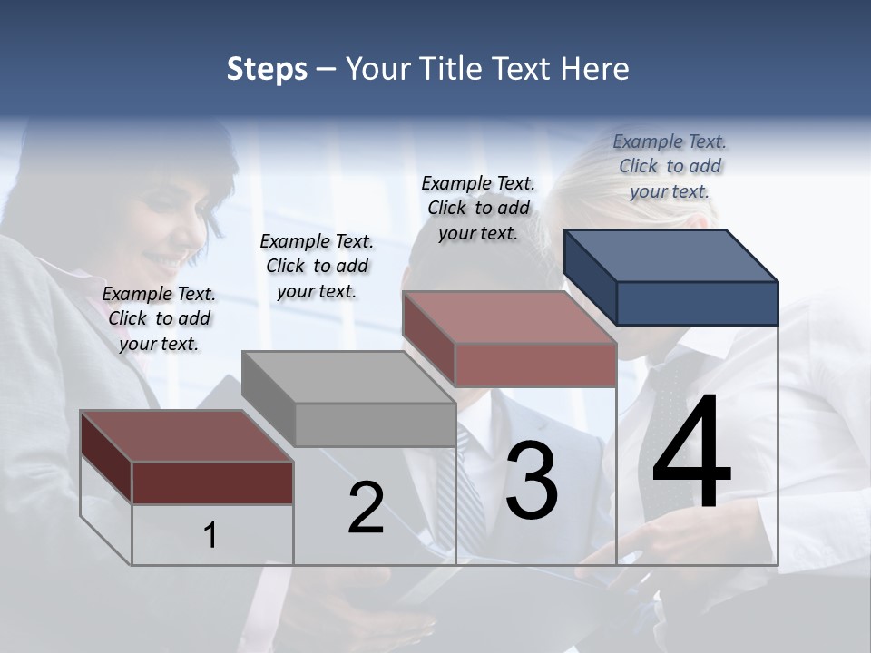 Holding Clipboard Contemporary PowerPoint Template