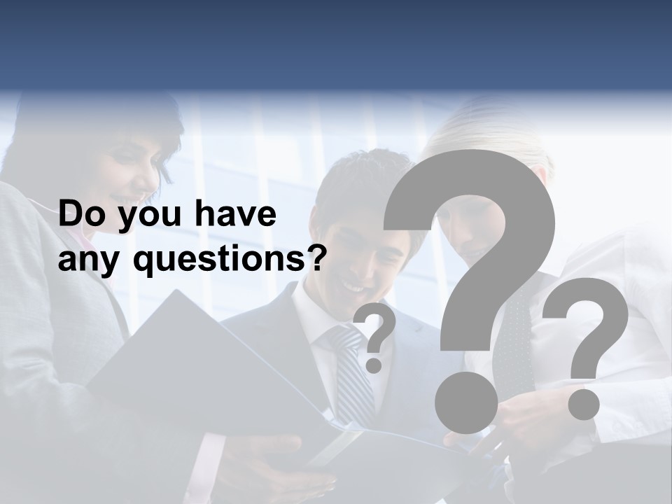 Holding Clipboard Contemporary PowerPoint Template