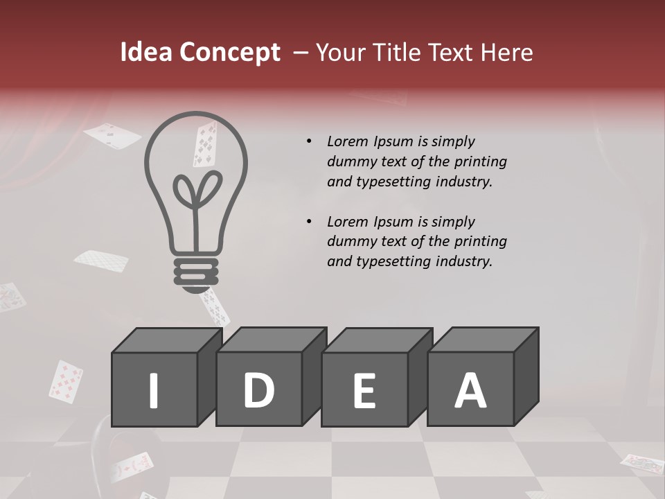 Celebration Tile Box PowerPoint Template