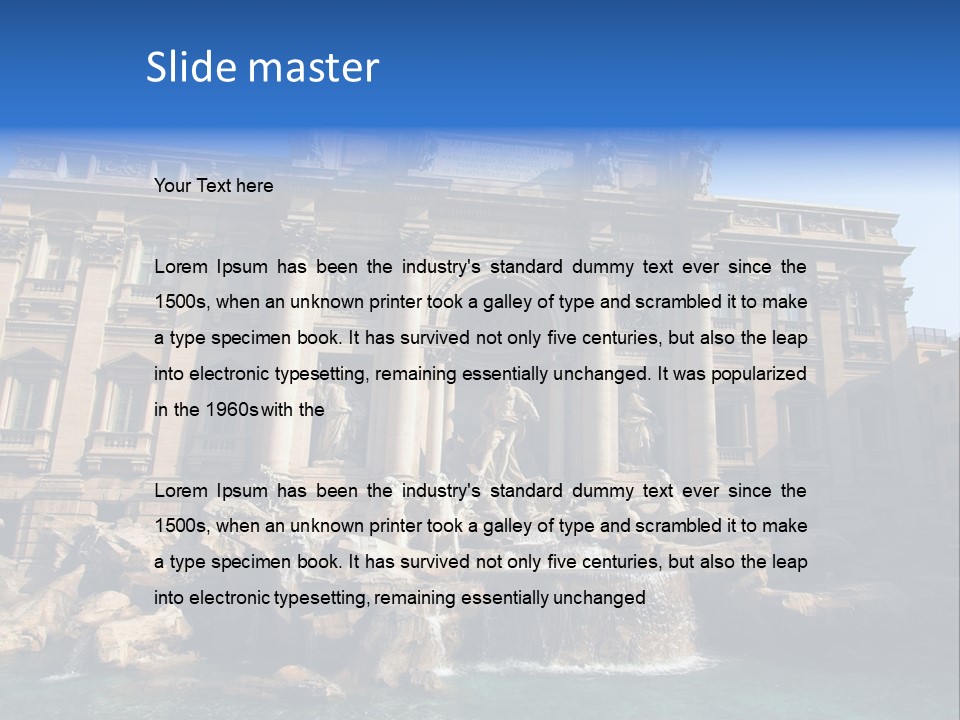 Symbol Rock Landmark PowerPoint Template