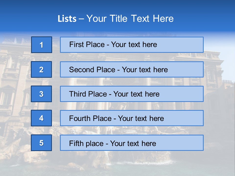 Symbol Rock Landmark PowerPoint Template