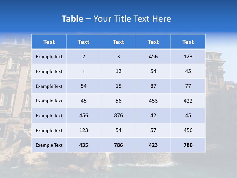 Symbol Rock Landmark PowerPoint Template