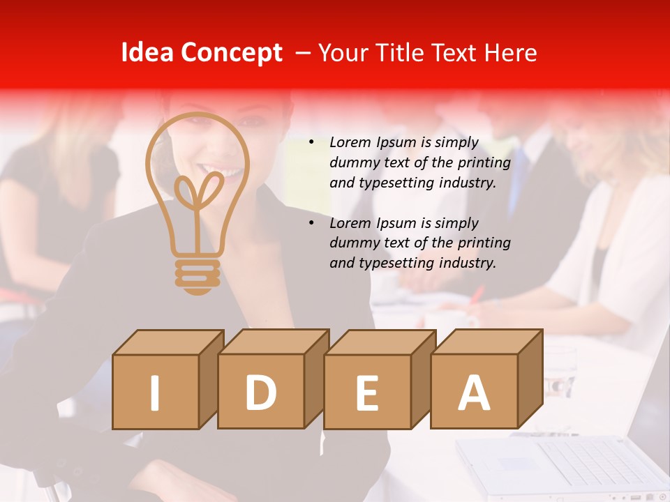 Health Tranquil Spring PowerPoint Template