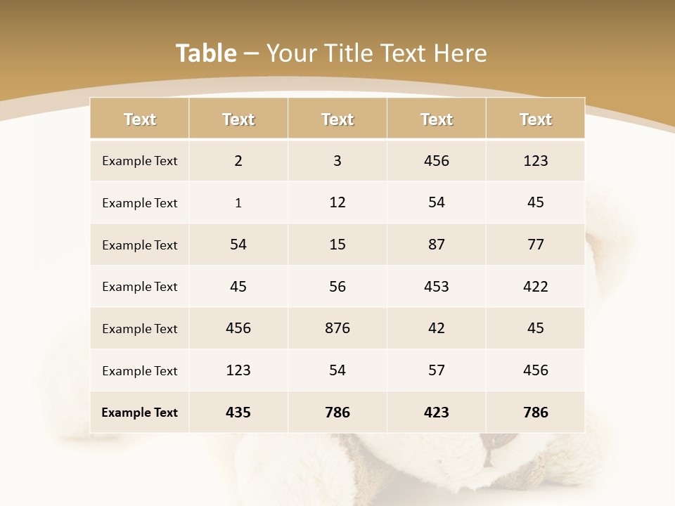 A Teddy Bear Sitting On A White Surface PowerPoint Template