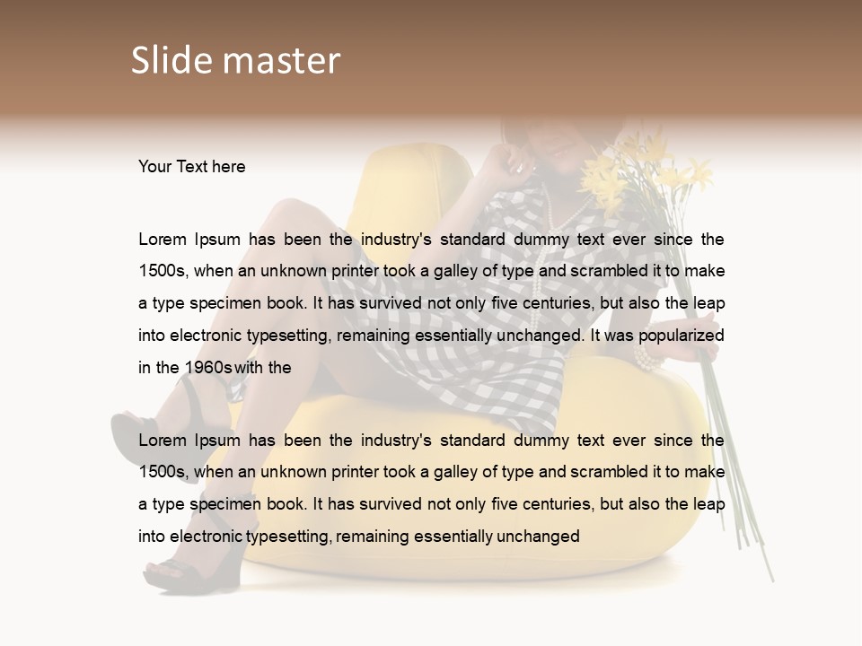 Daylily Affectionate Studio PowerPoint Template