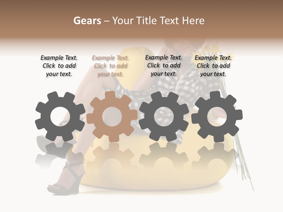 Daylily Affectionate Studio PowerPoint Template