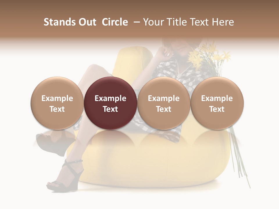 Daylily Affectionate Studio PowerPoint Template