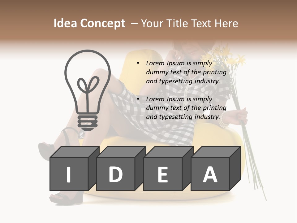 Daylily Affectionate Studio PowerPoint Template