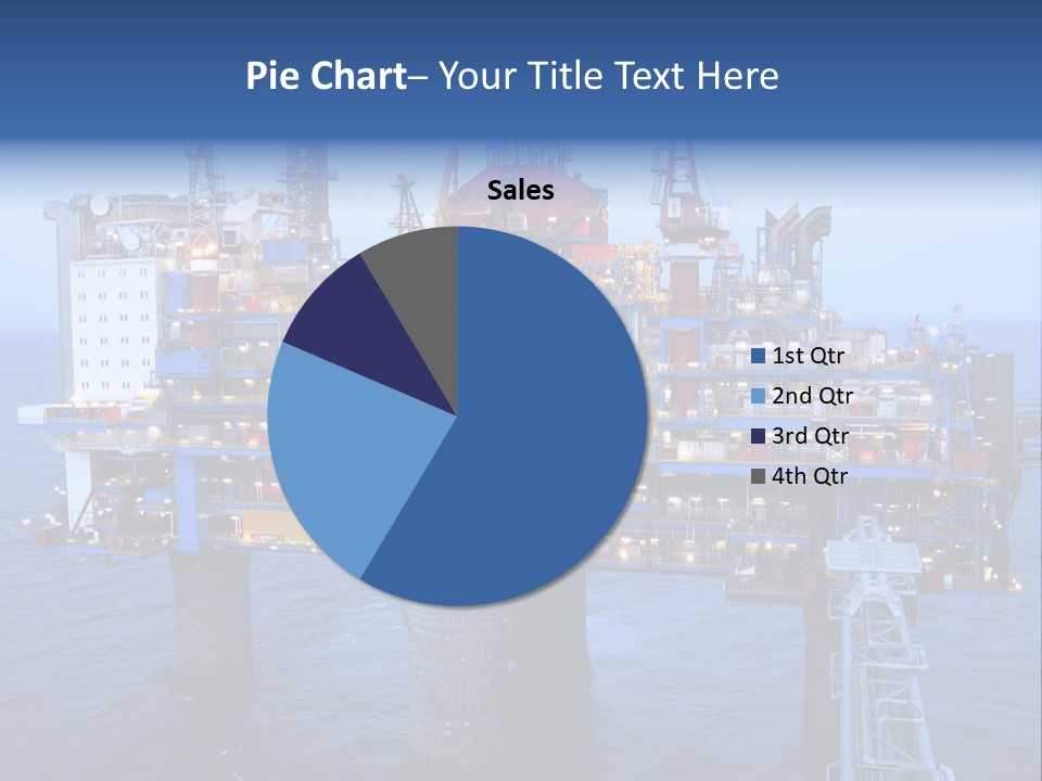 Oil Platform Concrete PowerPoint Template