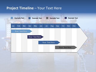 Oil Platform Concrete PowerPoint Template