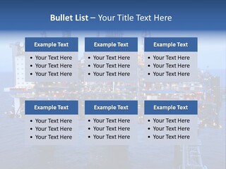 Oil Platform Concrete PowerPoint Template