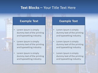 Oil Platform Concrete PowerPoint Template