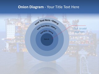 Oil Platform Concrete PowerPoint Template