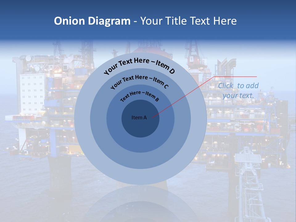 Oil Platform Concrete PowerPoint Template