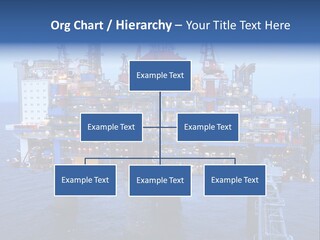 Oil Platform Concrete PowerPoint Template