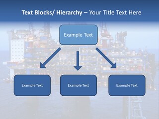 Oil Platform Concrete PowerPoint Template