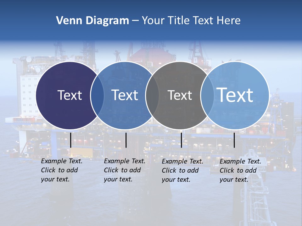 Oil Platform Concrete PowerPoint Template
