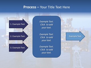 Oil Platform Concrete PowerPoint Template