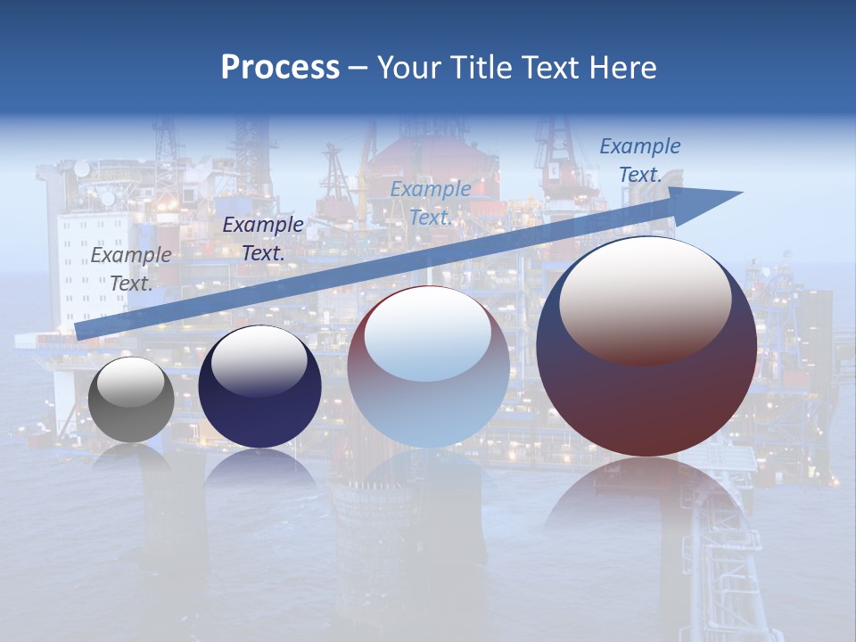 Oil Platform Concrete PowerPoint Template