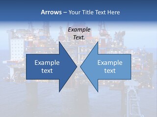 Oil Platform Concrete PowerPoint Template