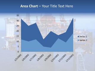 Oil Platform Concrete PowerPoint Template