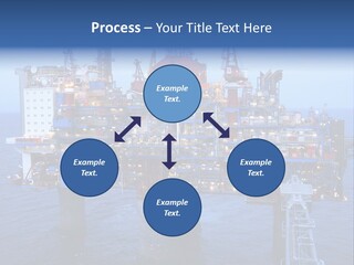 Oil Platform Concrete PowerPoint Template