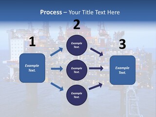 Oil Platform Concrete PowerPoint Template