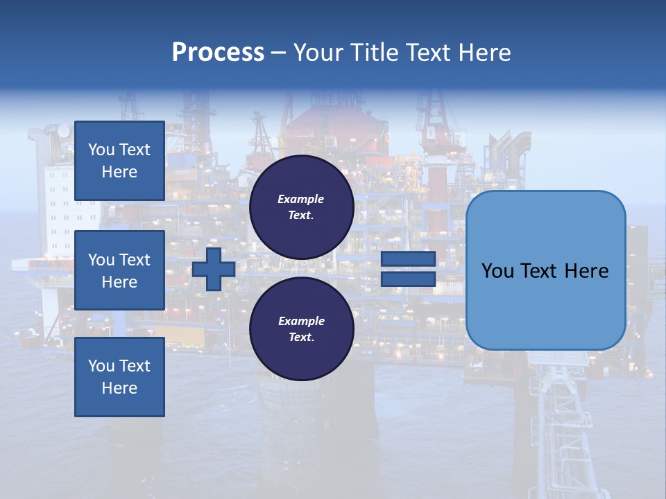 Oil Platform Concrete PowerPoint Template