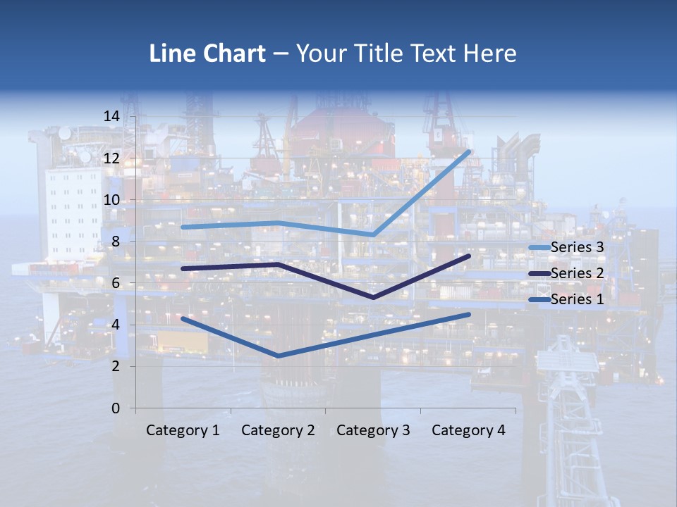 Oil Platform Concrete PowerPoint Template