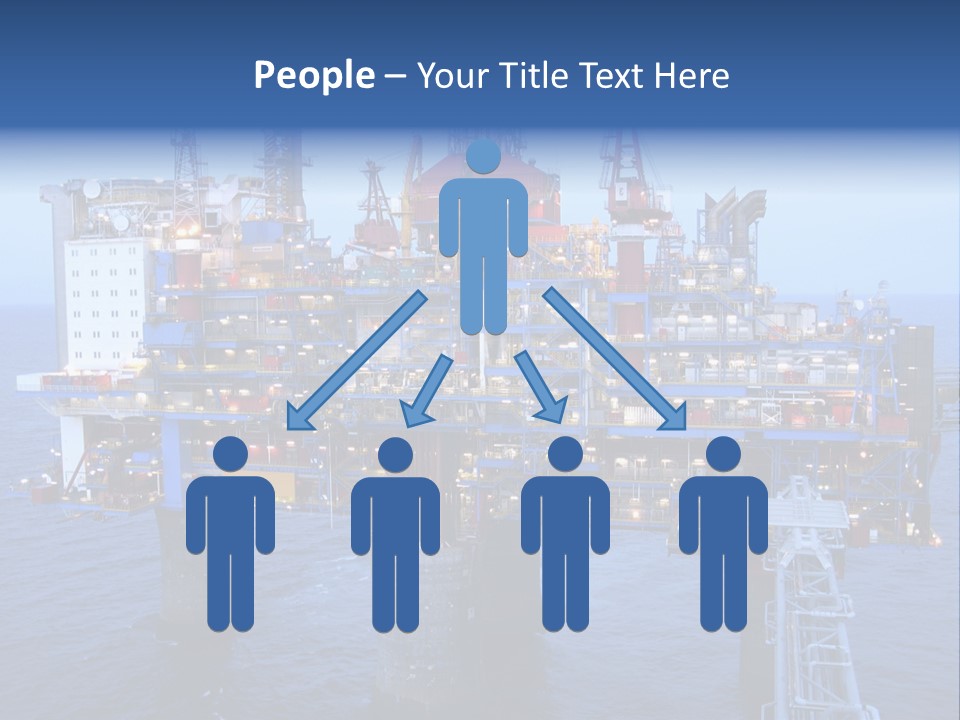 Oil Platform Concrete PowerPoint Template