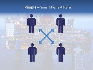 Oil Platform Concrete PowerPoint Template