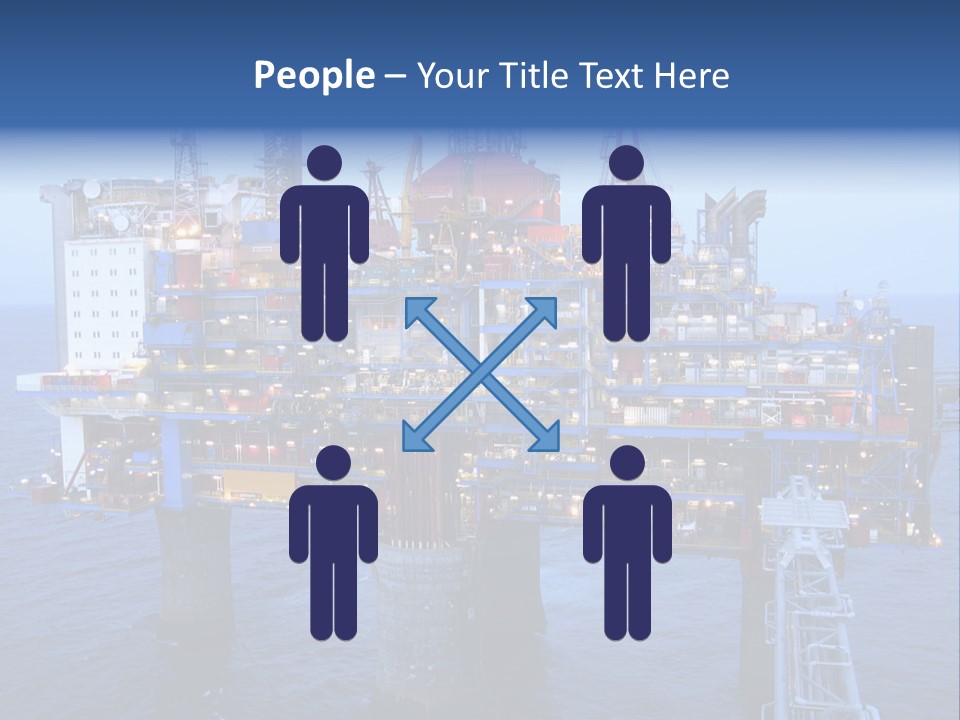 Oil Platform Concrete PowerPoint Template