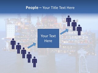 Oil Platform Concrete PowerPoint Template