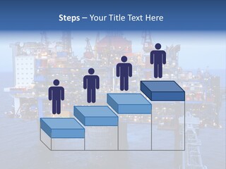 Oil Platform Concrete PowerPoint Template