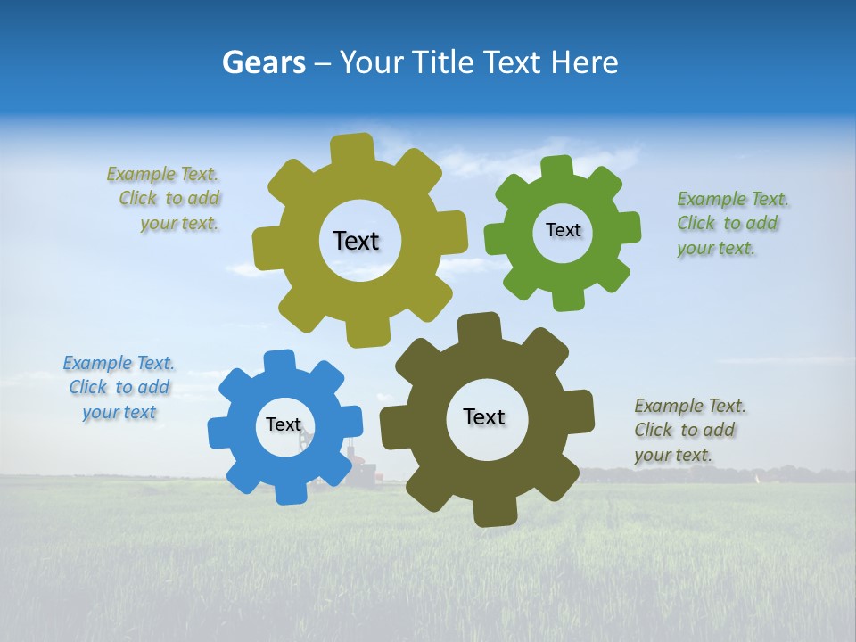 Cloud Industry Oat PowerPoint Template