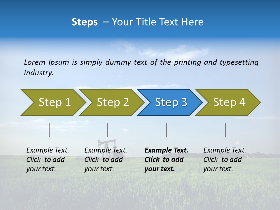 Cloud Industry Oat PowerPoint Template