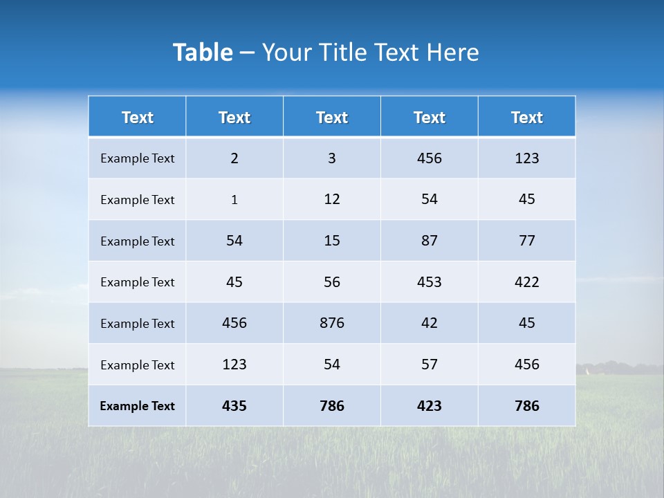 Cloud Industry Oat PowerPoint Template