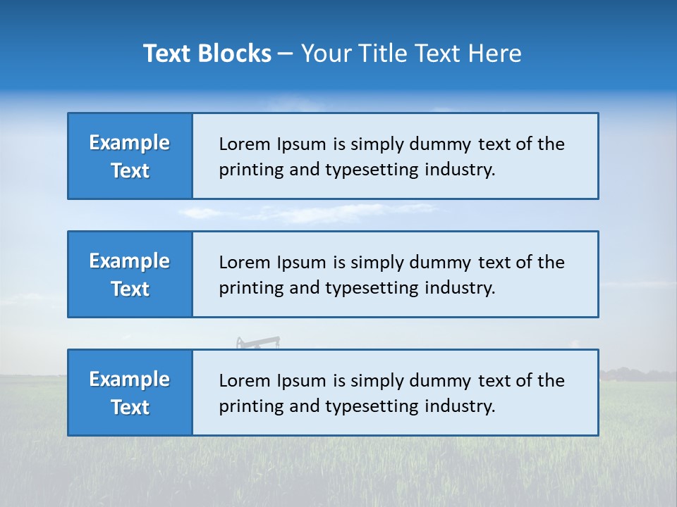 Cloud Industry Oat PowerPoint Template