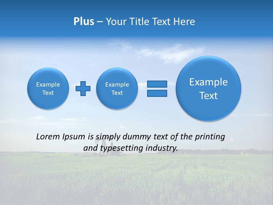 Cloud Industry Oat PowerPoint Template