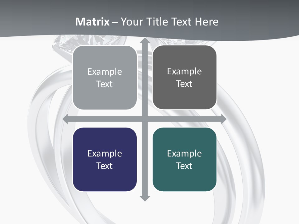 Marriage Render Jewelry PowerPoint Template