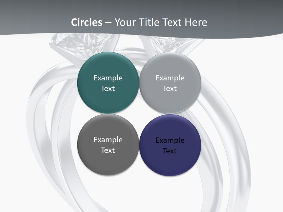 Marriage Render Jewelry PowerPoint Template