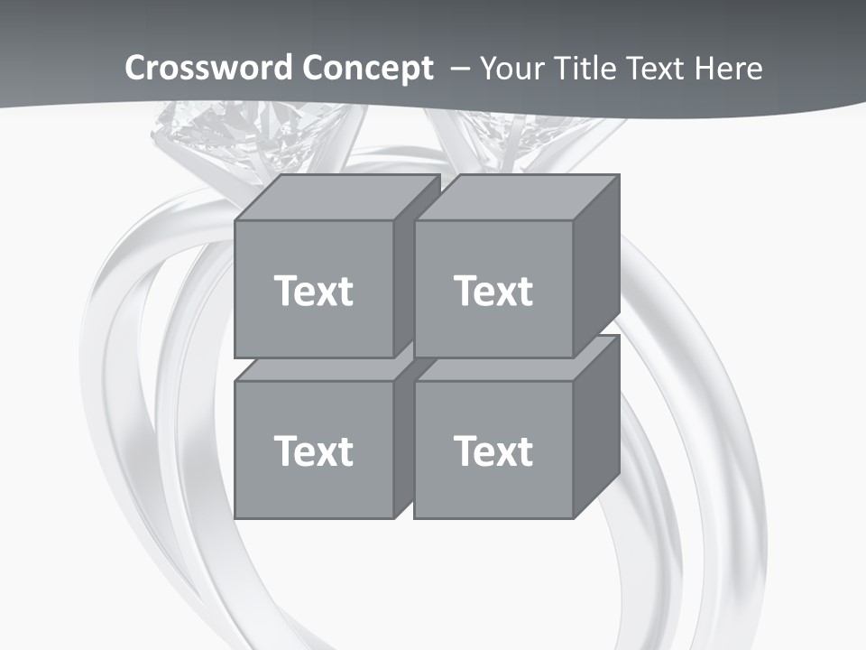 Marriage Render Jewelry PowerPoint Template