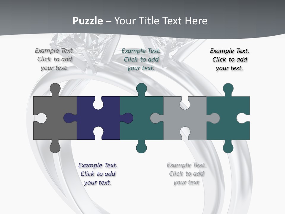 Marriage Render Jewelry PowerPoint Template