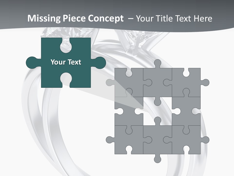 Marriage Render Jewelry PowerPoint Template