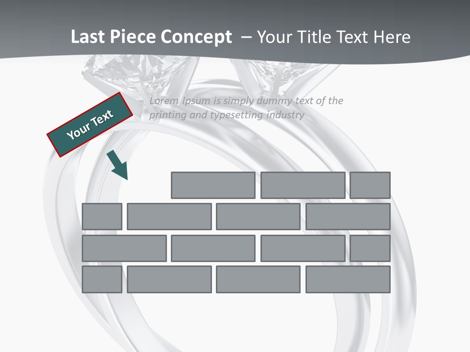 Marriage Render Jewelry PowerPoint Template