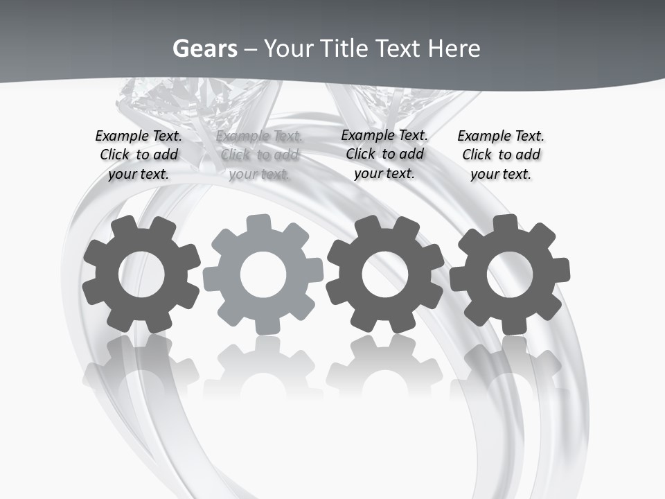 Marriage Render Jewelry PowerPoint Template