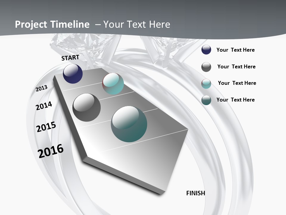 Marriage Render Jewelry PowerPoint Template