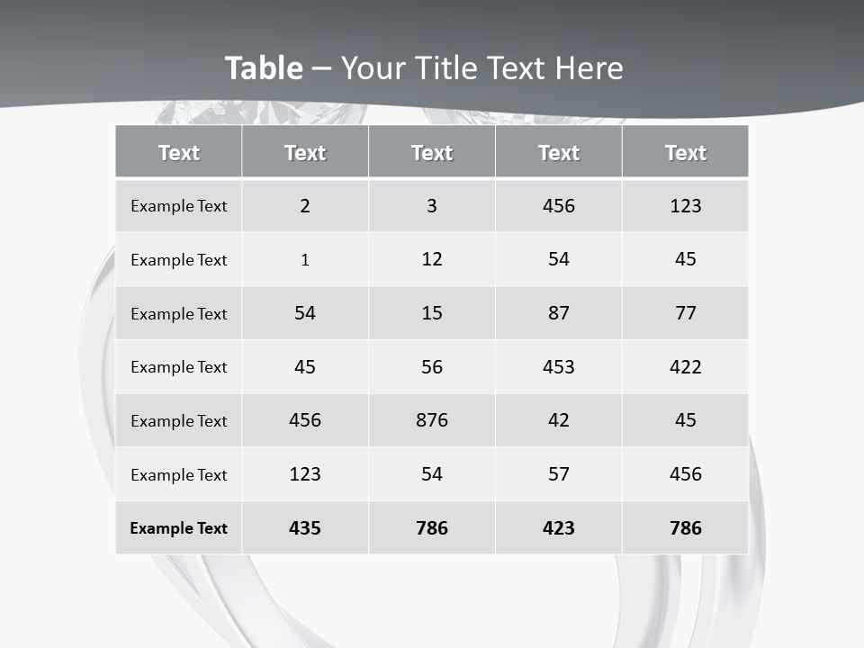 Marriage Render Jewelry PowerPoint Template